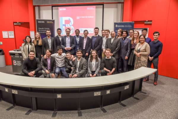 Imperial College Business School innovation competition participants